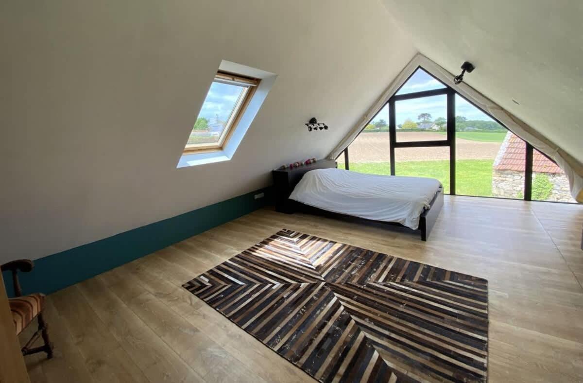 Large Farmhouse With Garden And Sea View For 8 People Locquenole Eksteriør billede