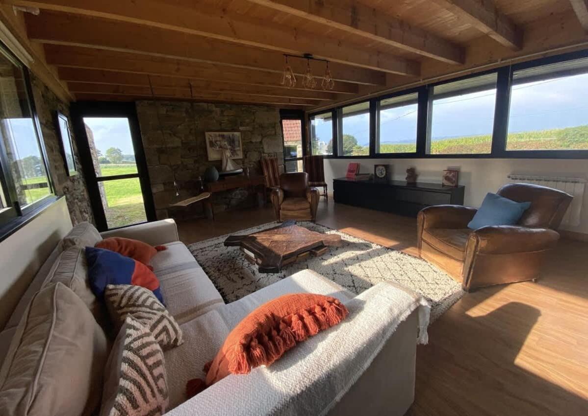 Large Farmhouse With Garden And Sea View For 8 People Locquenole Eksteriør billede